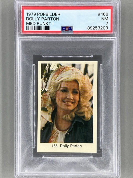 1979 Popbilder #166 Dolly Parton Med Punkt I PSA 7 Pop 7 (Music)