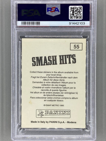 1995 Panini #55 Billie Joe Armstrong Smash Hits Stickers PSA 6 Pop 13 (Music)