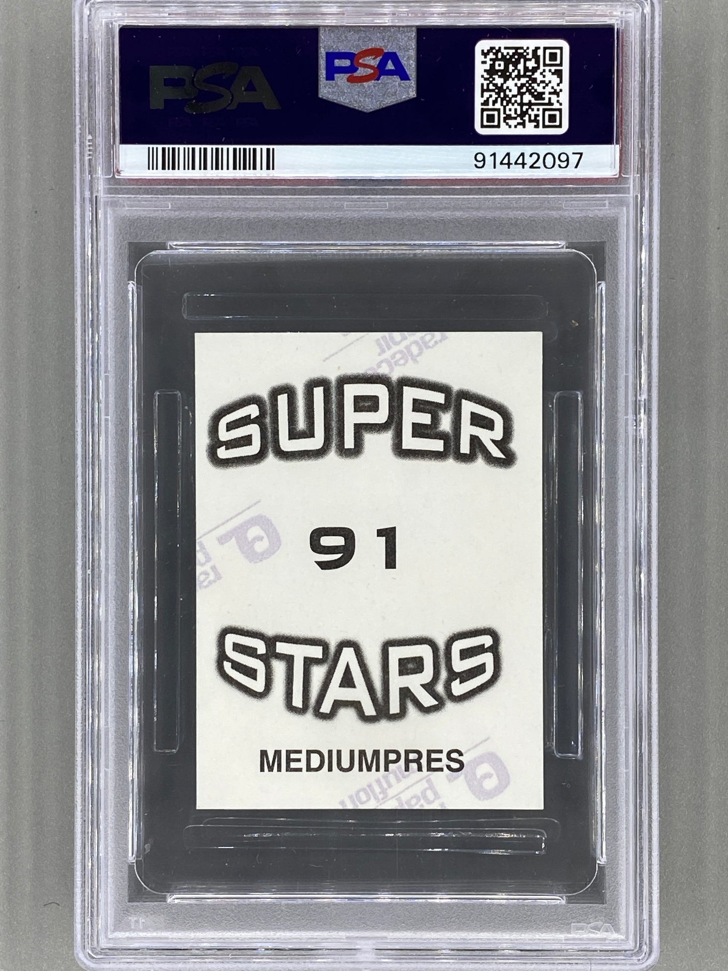 2003 Mediumpres #91 50 Cent Super Stars PSA 7 Pop 1 (Music)