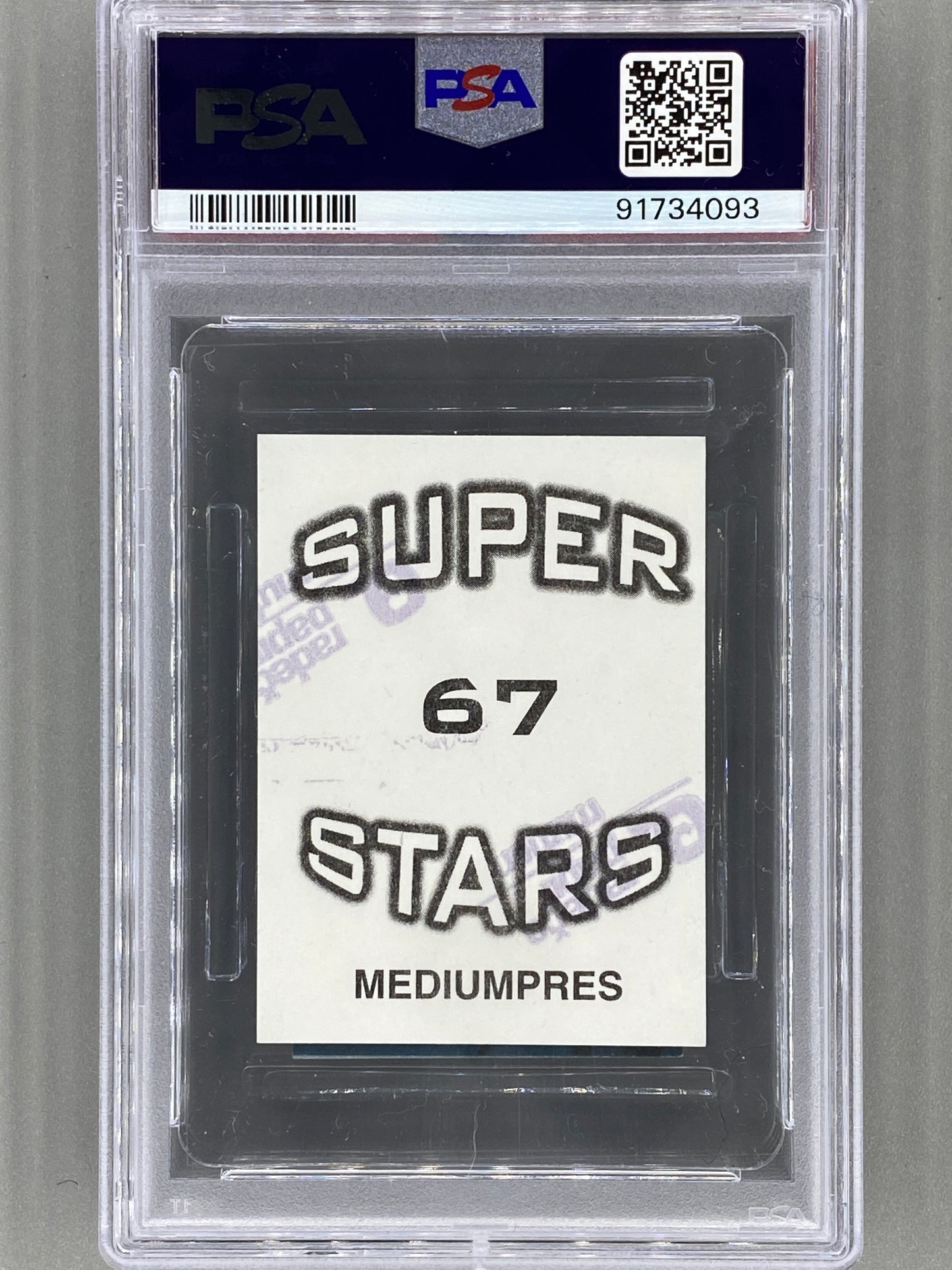 2003 Mediumpres #67 Eminem Super Stars PSA 6 Pop 1 (Music)