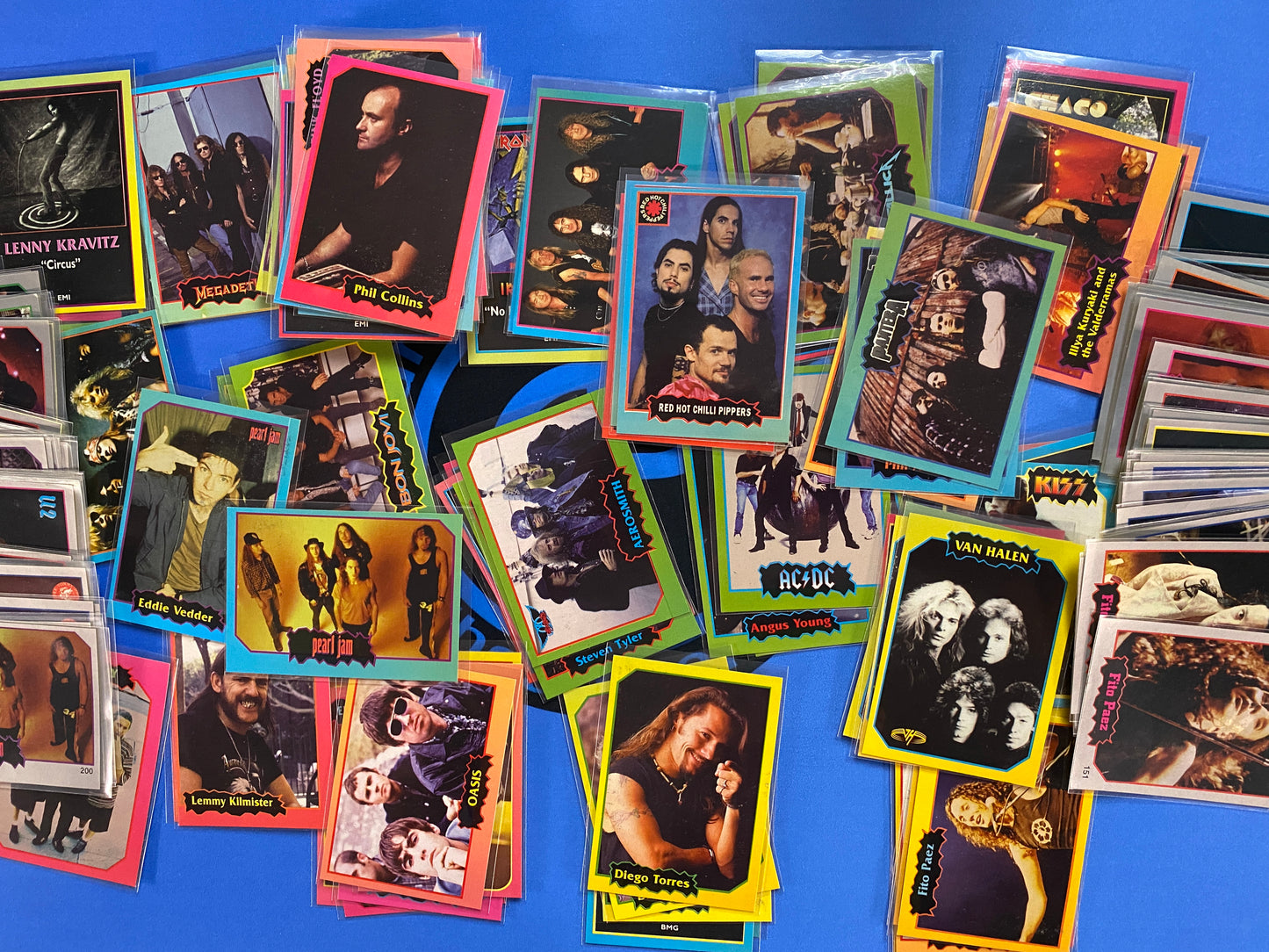 1997 Ultra Figus Rock Complete 200 Card/Sticker Nacional E Intl Set