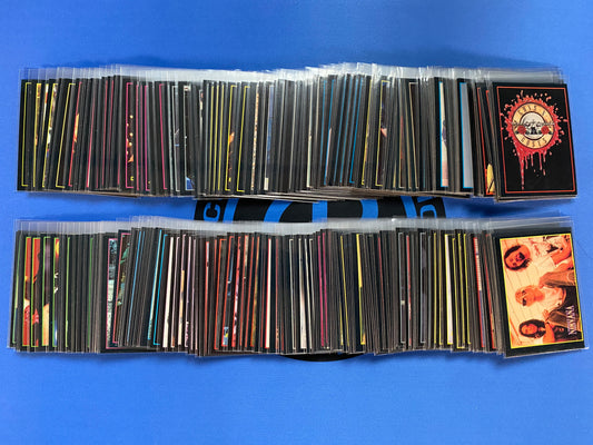 1994 Ultra Figus International Rock Cards Complete 200 Card Set (Argentina) (Music)