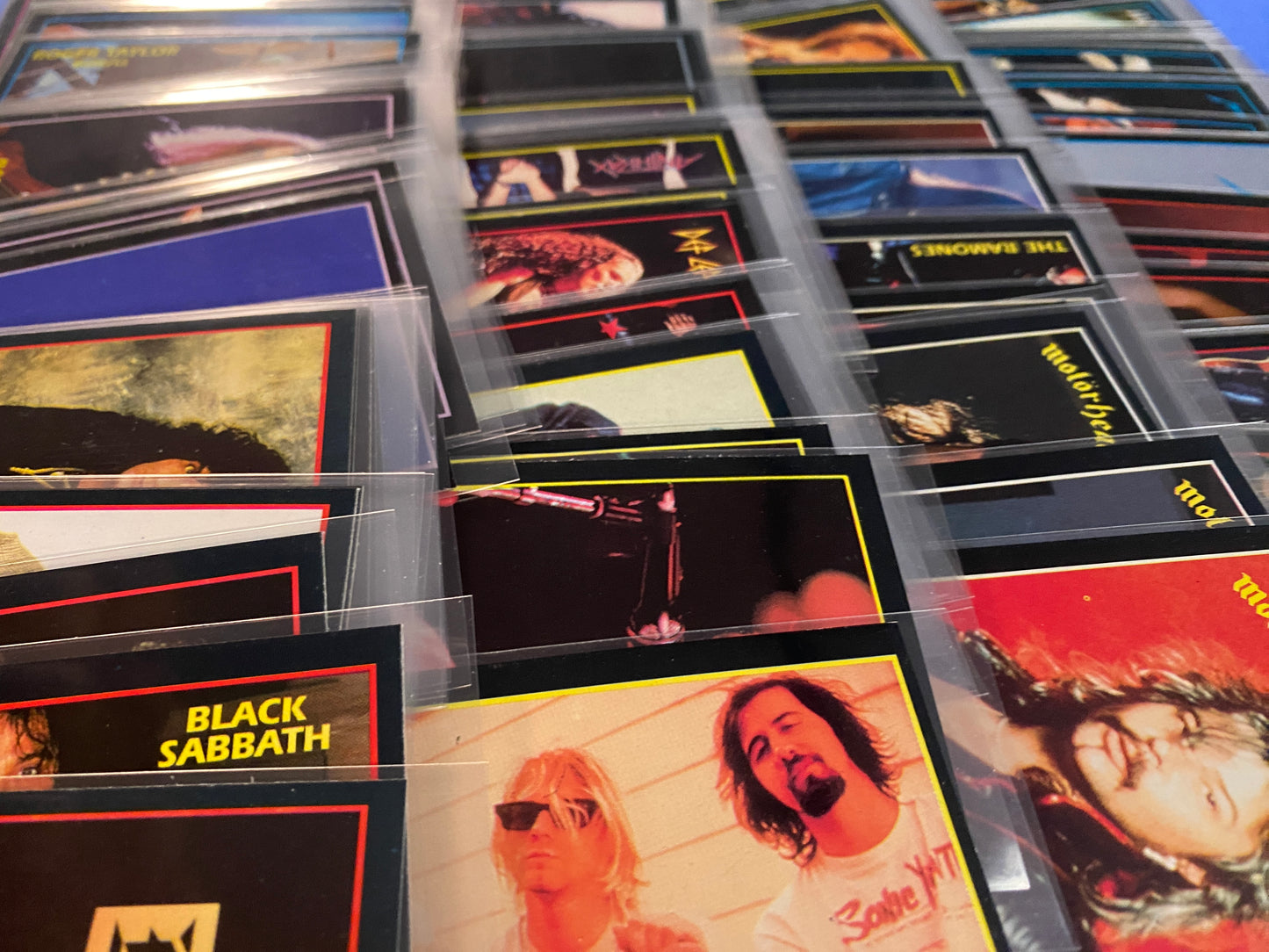 1994 Ultra Figus International Rock Cards Complete 200 Card Set (Argentina) (Music)