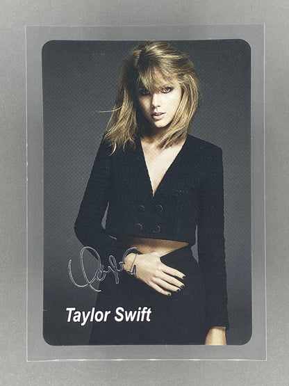 c 2012-2014 Yes! Card #13153 Taylor Swift Silver Metal Hong Kong