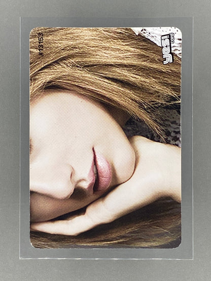 c 2012-2014 Yes! Card #13153 Taylor Swift Silver Metal Hong Kong