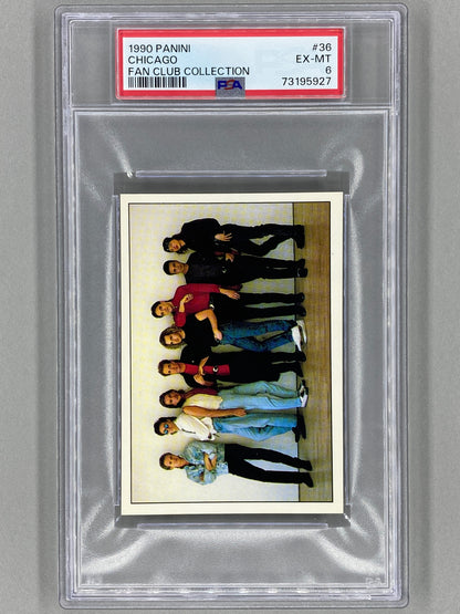 1990 Panini #36 Chicago Fan Club Collection PSA 6 - Pop 1 (Music)