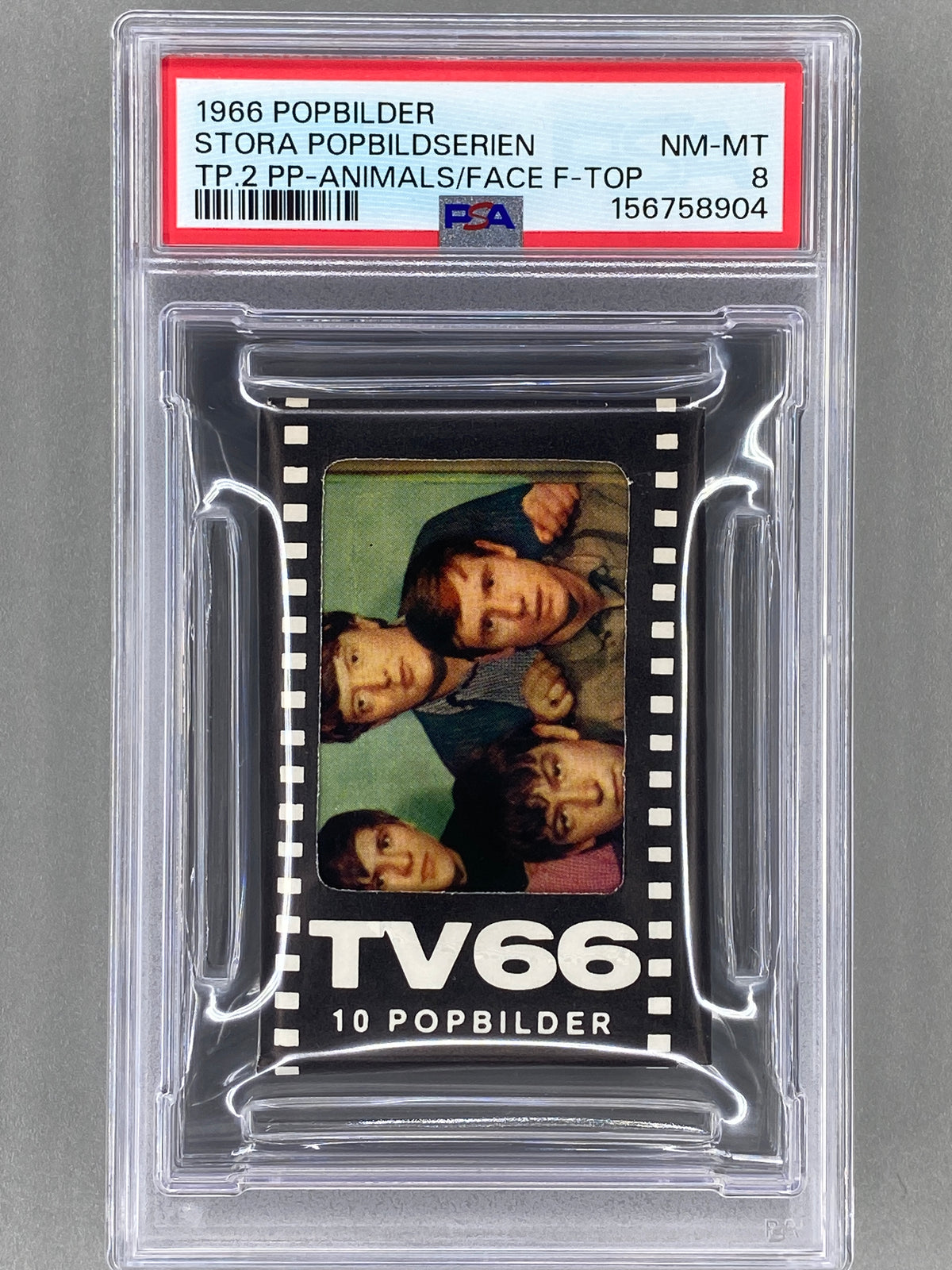 1966 Pack - TV66 Popbilder Stora Popbildserien Type 2 PSA 8 (Music)