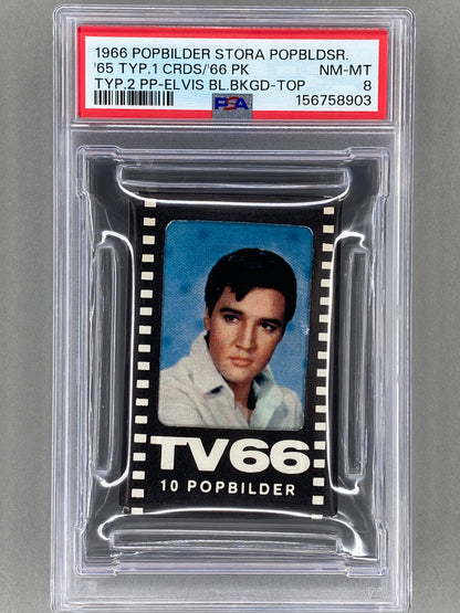 1966 Pack - TV66 Popbilder Stora Popbildserien Type 2 PSA 8 (Music)