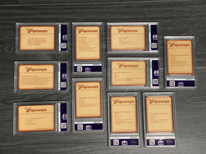 1977 Scanlens Popswops AC/DC Australian 10 Card Subset -PSA Graded- Rare (Music)