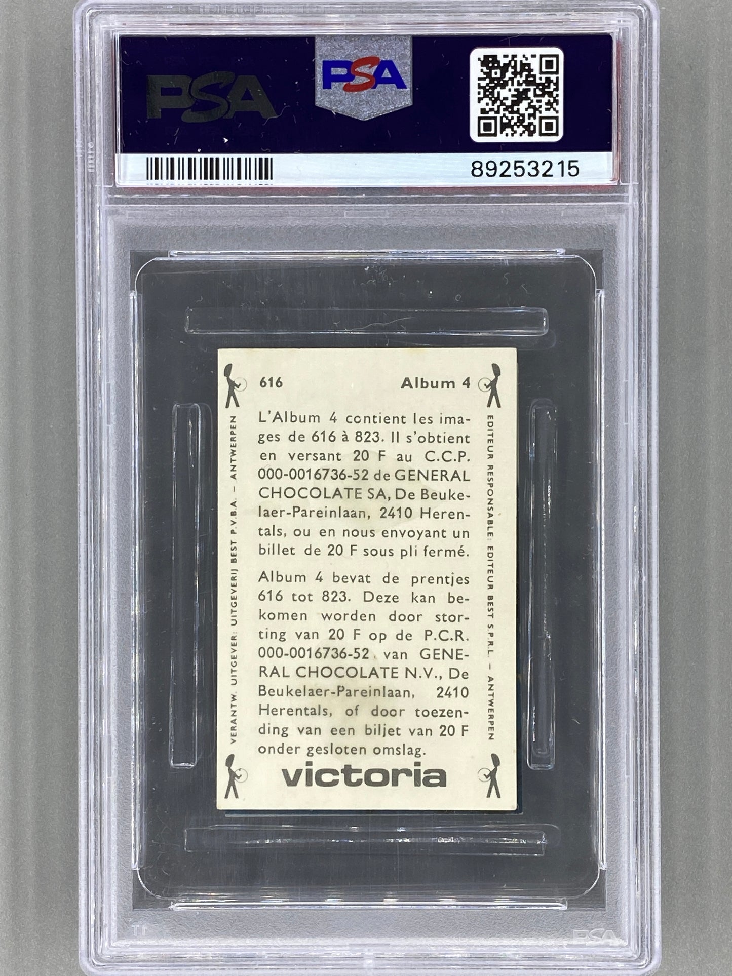 1969 Victoria #616 Johnny Cash Vedetten Parade PSA 2 - Pop 3 (Music) READ