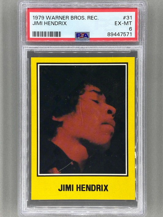 1979 Warner Brothers Records #31 Jimi Hendrix PSA 6 Pop 5 (Music)