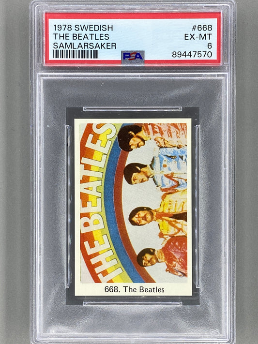 1978 Swedish #668 The Beatles Samlarsaker PSA 6 Pop 3 (Music)