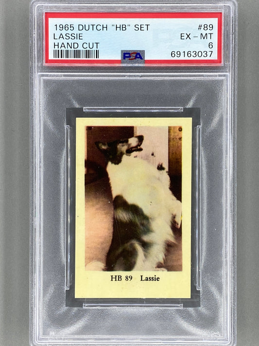 1965 Dutch HB Set #89 Lassie Hand Cut PSA 6 Pop 1 (Pop Culture)