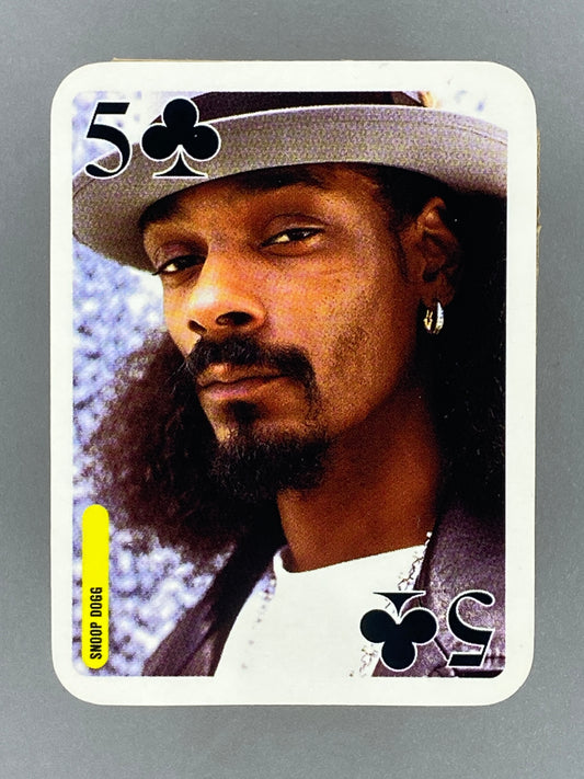 2004 Bravo Star Cards Snoop Dogg 5 of Clubs Nestle Joe (Romania) (Music)