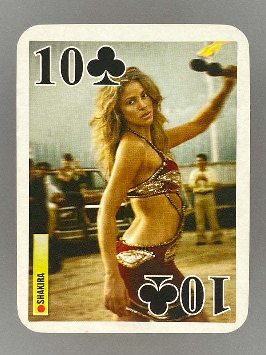 2007 Bravo Star Cards Shakira 10 of Clubs Brifcor (Romania) (Music)