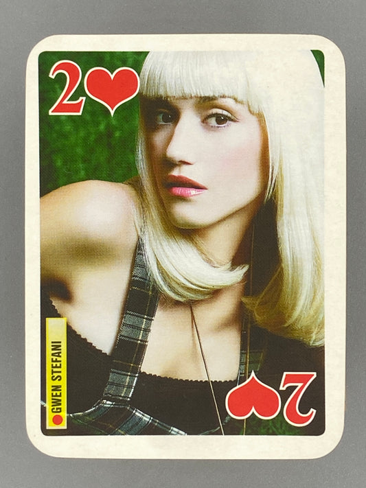 2007 Bravo Star Cards Gwen Stefani 2 of Hearts Brifcor (Romania) (Music)