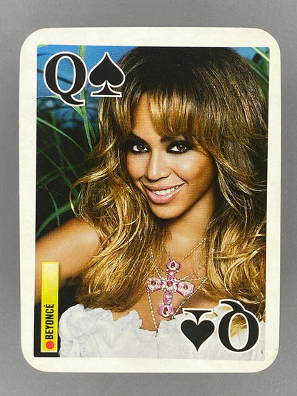 2007 Bravo Star Cards Beyonce Queen of Spades Brifcor (Romania) (Music)