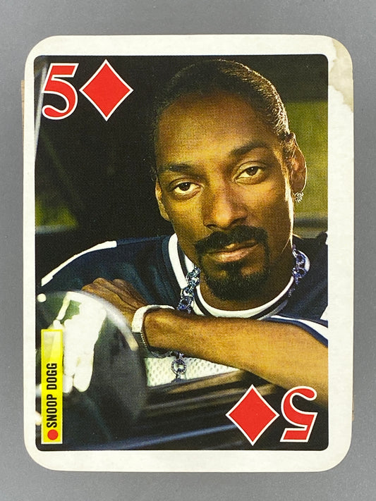 2007 Bravo Star Cards Snoop Dogg 5 of Diamonds Brifcor *READ* (Romania) (Music)