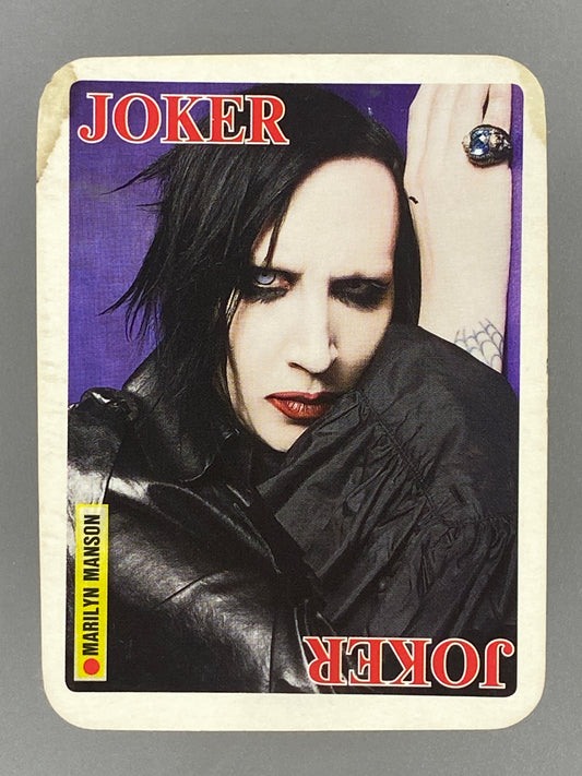 2007 Bravo Star Cards Marilyn Manson Joker Brifcor *READ* (Romania) (Music)