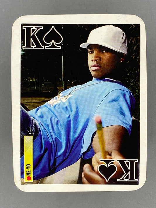 2007 Bravo Star Cards Ne-Yo King of Spades Brifcor (Romania) (Music)