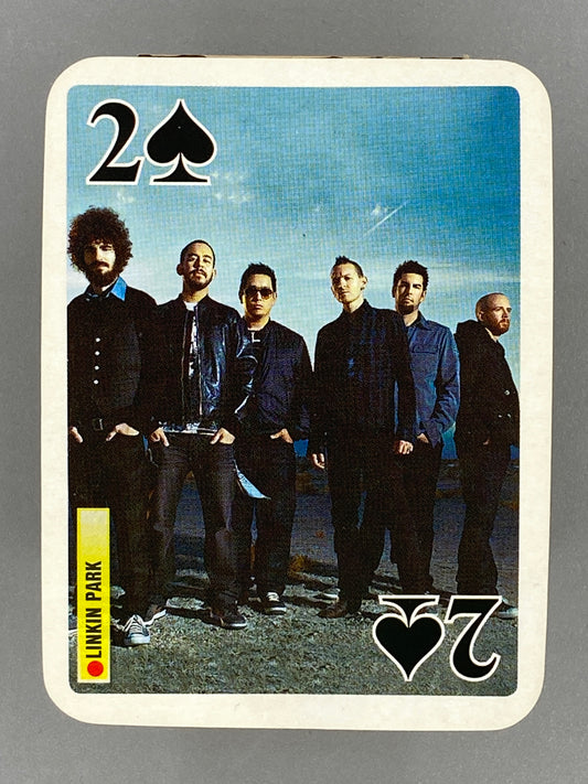 2007 Bravo Star Cards Linkin Park 2 of Spades Brifcor (Romania) (Music)