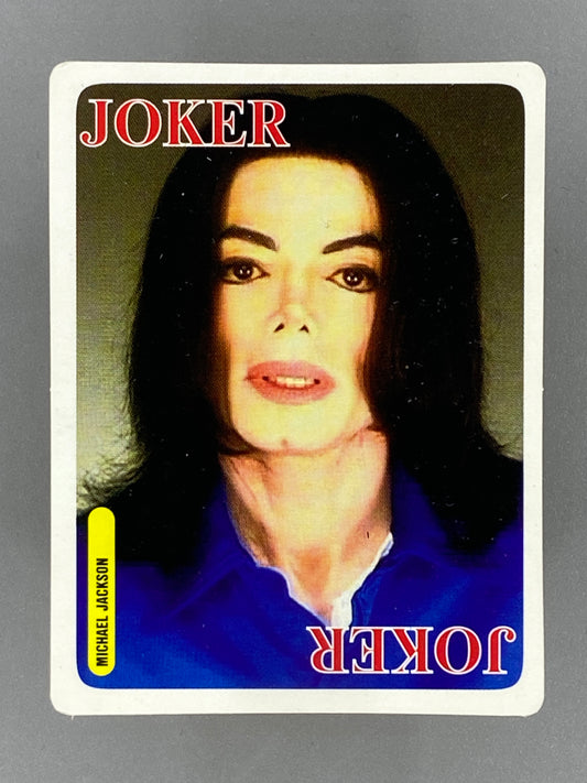 2005 Bravo Star Cards Michael Jackson Joker Clearasil (Romania) (Music)