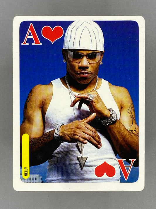 2005 Bravo Star Cards Nelly Ace of Hearts Clearasil (Romania) (Music)