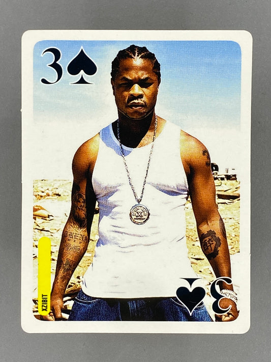 2005 Bravo Star Cards XZibit 3 of Spades Clearasil (Romania) (Music)