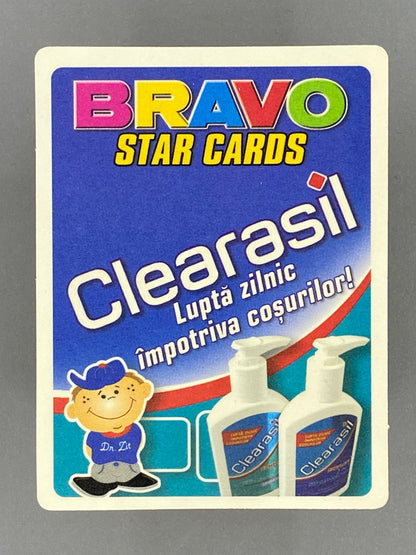 2005 Bravo Star Cards Natasha Bedingfield Ace of Spades Clearasil (Romania) (Music)