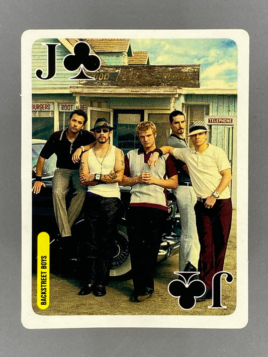 2005 Bravo Star Cards Backstreet Boys Jack of Clubs Clearasil (Romania) (Music)