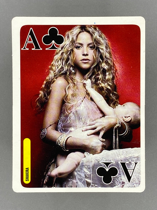 2005 Bravo Star Cards Shakira Ace of Clubs Clearasil (Romania) (Music)