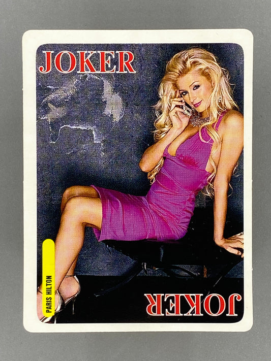 2005 Bravo Star Cards Paris Hilton Joker Clearasil (Romania) (Pop Culture)