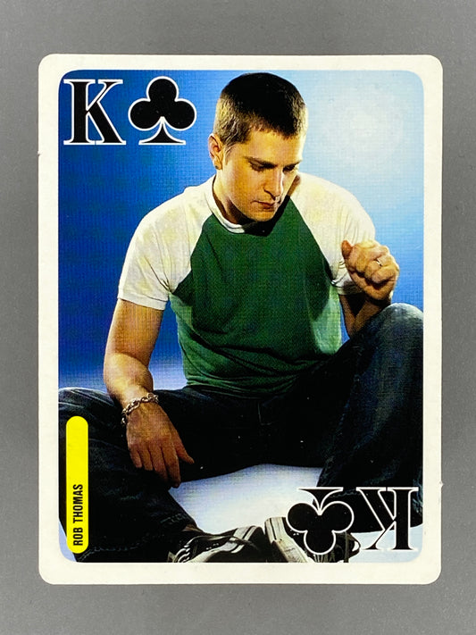 2005 Bravo Star Cards Rob Thomas King of Clubs Clearasil (Romania) (Music)