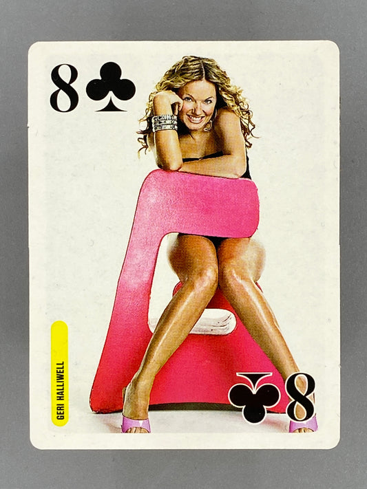 2005 Bravo Star Cards Geri Hallawell 8 of Clubs Clearasil (Romania) (Music)