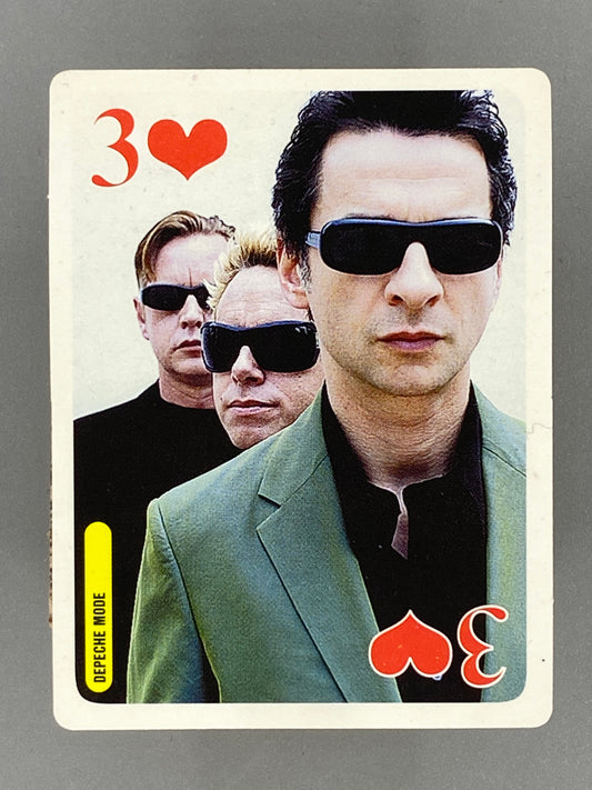 2005 Bravo Star Cards Depeche Mode 3 0f Hearts Clearasil (Romania) (Music)