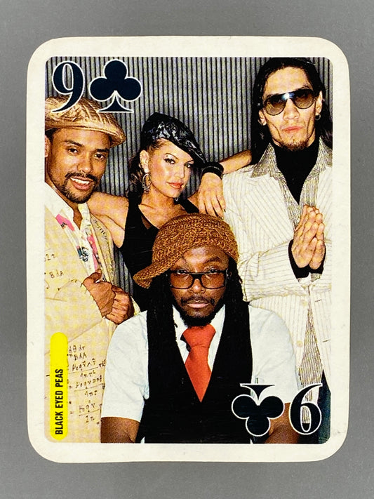 2004 Bravo Star Cards Black Eyed Peas 9 of Clubs Nestle Joe (Romania) (Music)