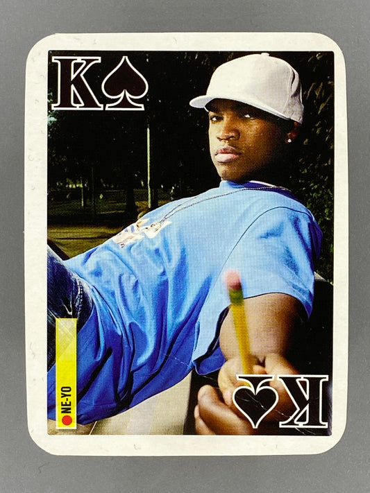 2007 Bravo Star Cards Ne-Yo King of Spades Brifcor *READ* (Romania) (Music)