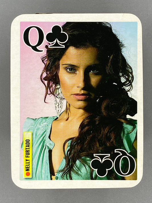 2007 Bravo Star Cards Nelly Furtado Queen of Clubs Brifcor *READ* (Romania) (Music)