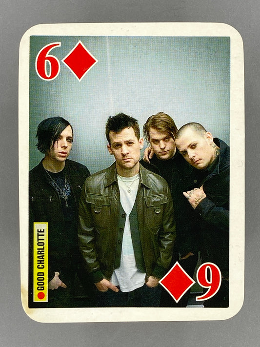 2007 Bravo Star Cards Good Charlotte 6 of Diamonds Brifcor *READ* (Romania) (Music)