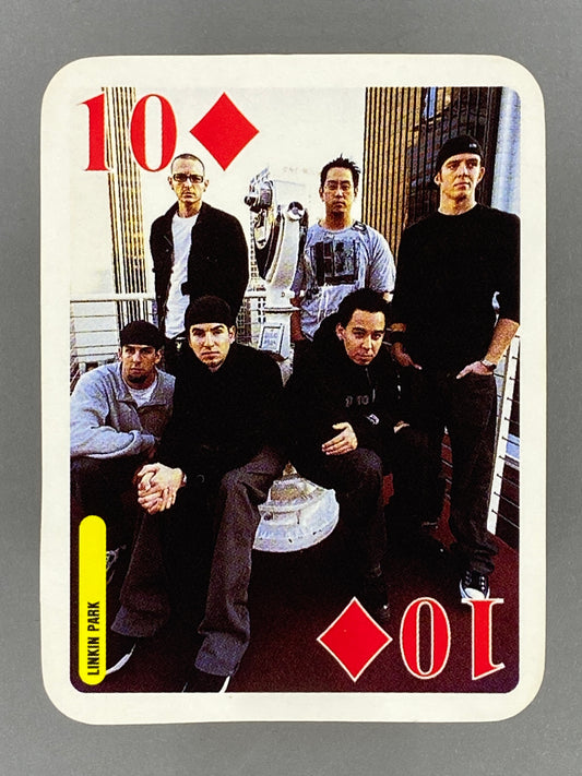 2004 Bravo Star Cards Linkin Park 10 of Diamonds Nestle Joe (Romania) (Music)