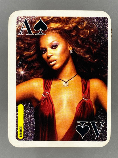 2004 Bravo Star Cards Beyonce Ace of Spades Nestle Joe (Romania) (Music)