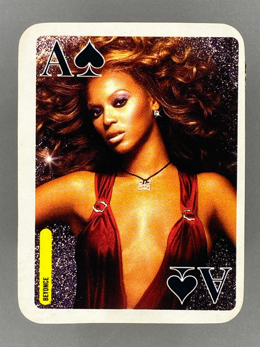 2004 Bravo Star Cards Beyonce Ace of Spades Nestle Joe (Romania) (Music)