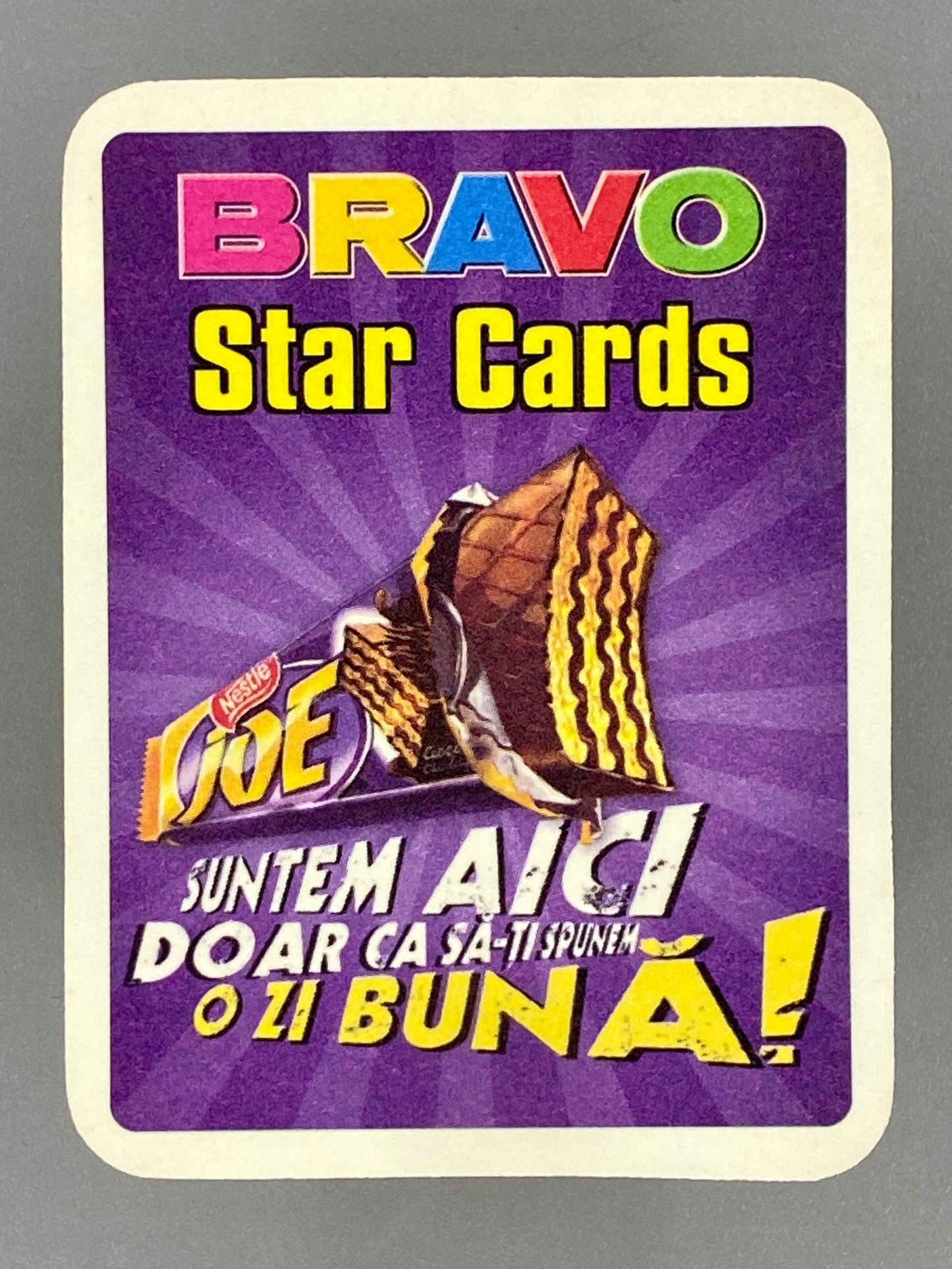 2004 Bravo Star Cards Pink 5 of Spades Nestle Joe (Romania) (Music)