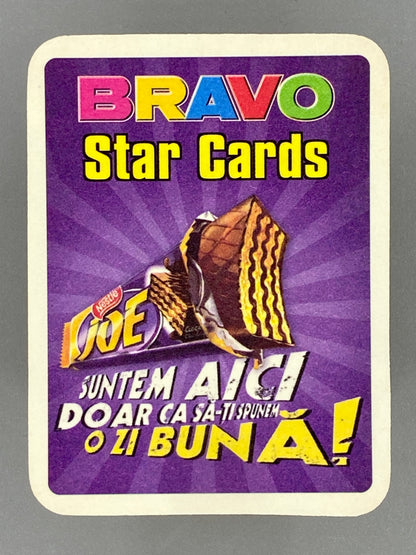 2004 Bravo Star Cards Pink 5 of Spades Nestle Joe (Romania) (Music)