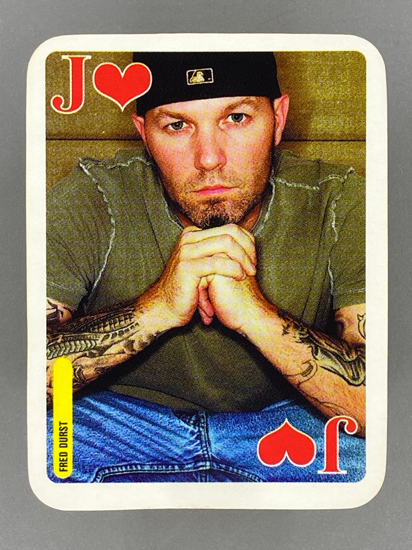 2004 Bravo Star Cards Fred Durst Jack of Hearts Nestle Joe (Romania) (Music)