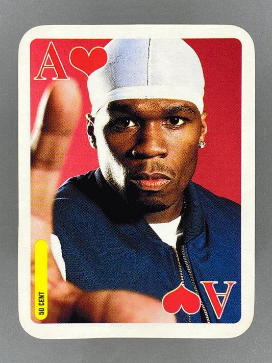 2004 Bravo Star Cards 50 Cent Ace of Hearts Nestle Joe (Romania) (Music)