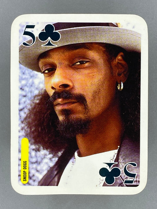 2004 Bravo Star Cards Snoop Dogg 5 of Clubs Nestle Joe (Romania) (Music)