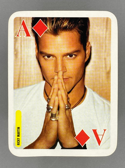 2004 Bravo Star Cards Ricky Martin Ace of Diamonds Nestle Joe (Romania) (Music)