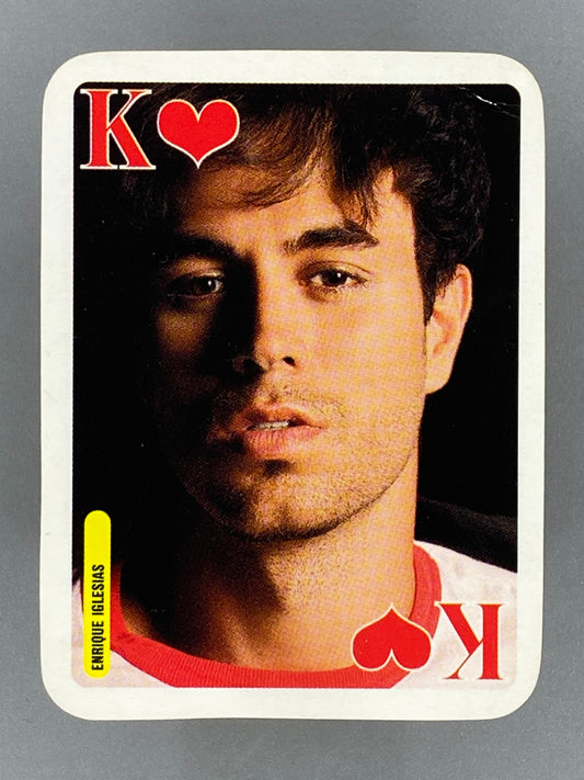 2004 Bravo Star Cards Enrique Iglesias King of Hearts Nestle Joe (Romania) (Music)