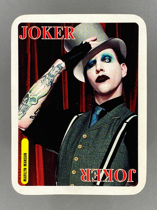 2004 Bravo Star Cards Marilyn Manson Joker Nestle Joe (Romania) (Music)